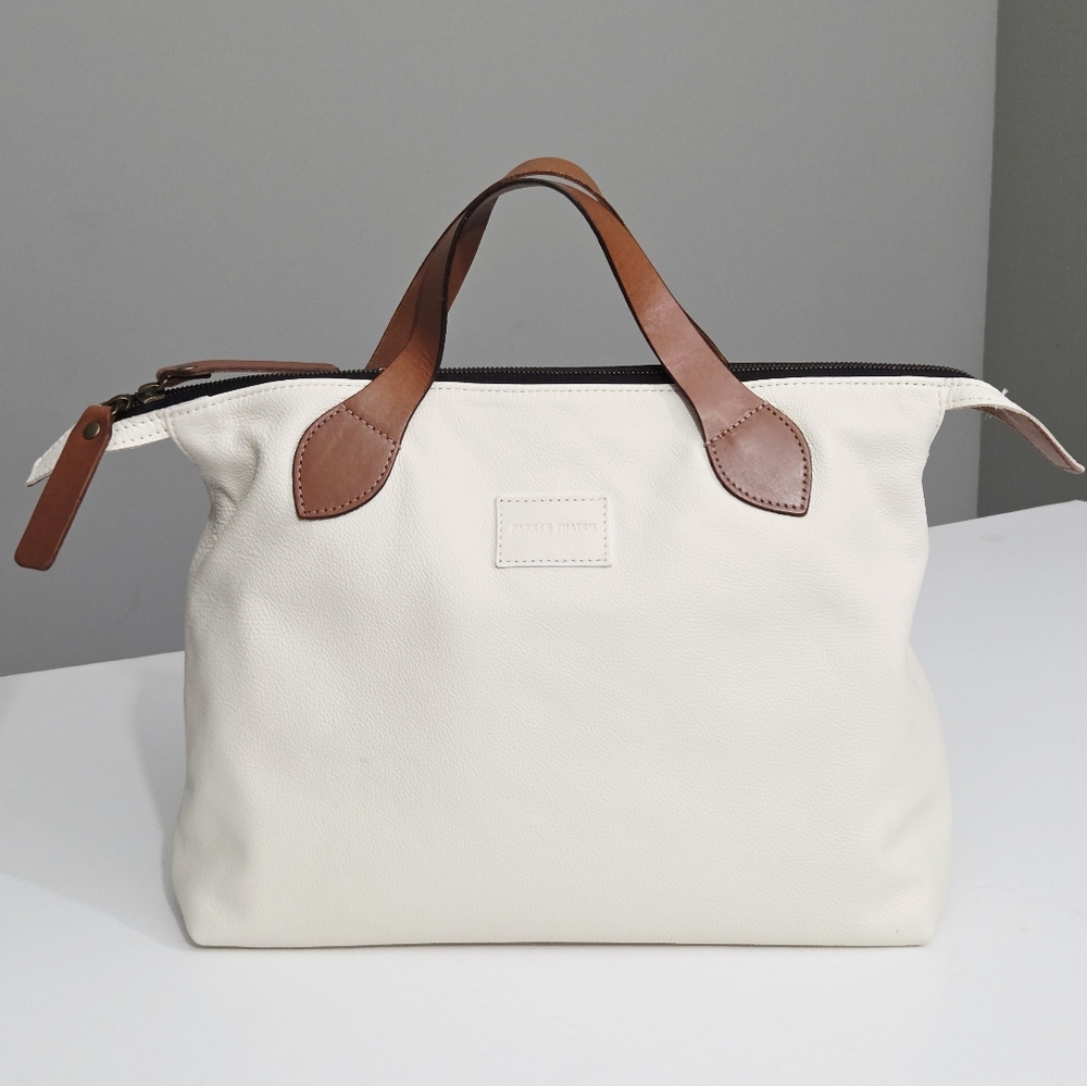 PARKER THATCH EGGSHELL LEATHER CHARLIE BAG - Picture 3 of 8